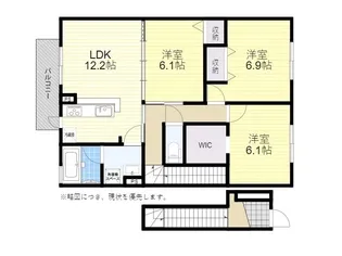 ウィット川崎2 B棟【2階】の間取り