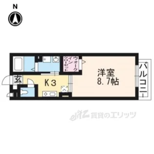 グラシア城南の森【2階】の間取り
