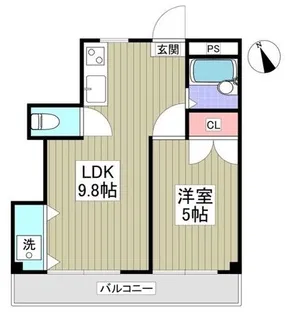 ドエル南浦和【3階】の間取り