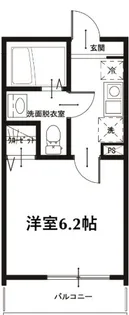 メルディア中浦和【1階】の間取り