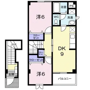 サンライトヒルズ【2階】の間取り