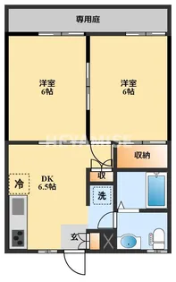 エステートサトウ5【1階】の間取り