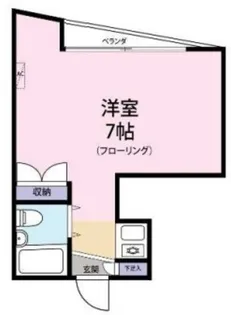 クレール西早稲田【1階】の間取り