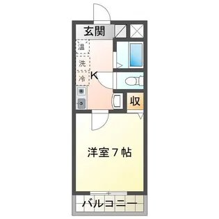 Lily-be北沢【2階】の間取り