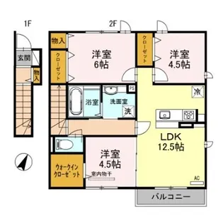 イルフィオーレ【2階】の間取り