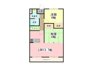 ピュアシュール操明【3階】の間取り