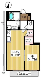 シャーメゾン・エンジェル【1階】の間取り