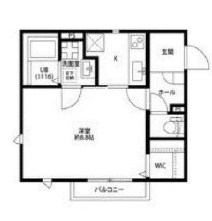 Le Chantehome Chigasaki【1階】の間取り