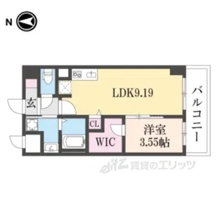 メゾン1番館【6階】の間取り