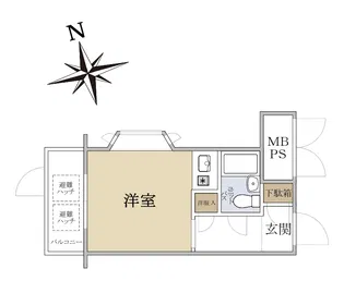 スカイコート荻窪【4階】の間取り
