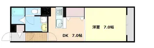 FUKUE BLD 松ヶ枝町【2階】の間取り