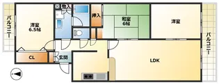 エポック・サワ【1階】の間取り