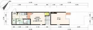 ハーモニーテラス東仙台XIV【1階】の間取り