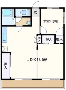 渋谷コート2号館【2階】の間取り