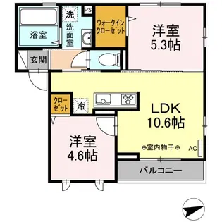 プランドールZ【2階】の間取り