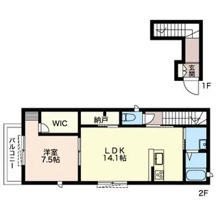 River Creek Kamiogi【2階】の間取り