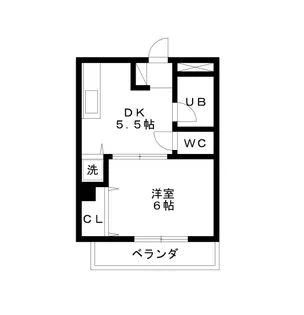 エクセルハイム町屋【6階】の間取り