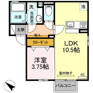 グランドソレーユ【2階】の間取り