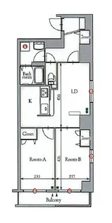 神奈川県横浜市西区中央2【マンション】の間取り