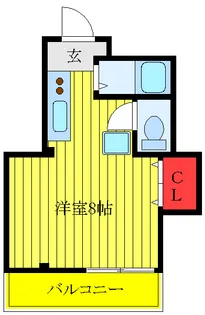 フルーレOMI【1階】の間取り