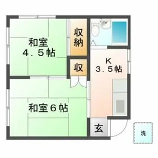 サマーハイツ【2階】の間取り