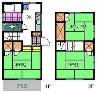 福島県郡山市片平町字新蟻塚【一戸建】の間取り