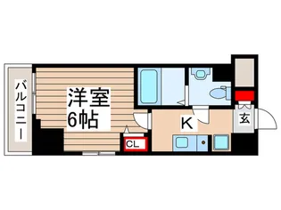 N-stage Misato【9階】の間取り