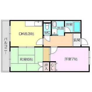 エスメラード・ヒコ【3階】の間取り