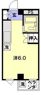 プラス・ワン白鳥【3階】の間取り