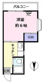 ハイムファミリオB【1階】の間取り