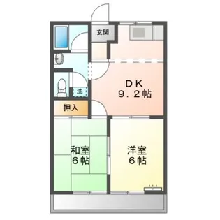 ラントシャフトK【2階】の間取り