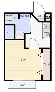 愛知県西尾市徳次町上十五夜【アパート】の間取り