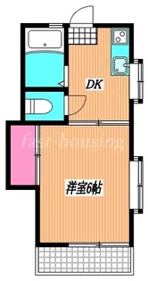 第一進和コーポ【2階】の間取り