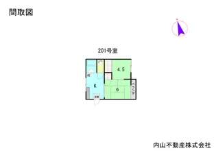 藤コーポ【2階】の間取り