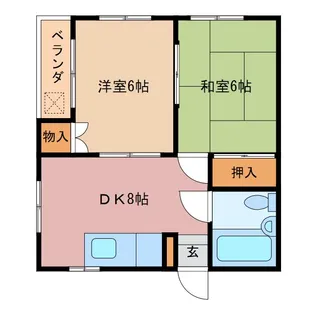 キネヤビル【2階】の間取り