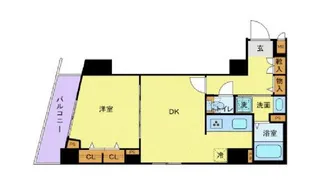 エルミタージュ代田橋【4階】の間取り