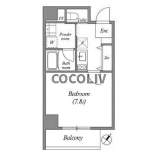 ブロード東灘深江駅前レジデンス【9階】の間取り