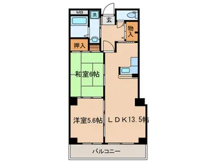 ポルト大曽根【10階】の間取り