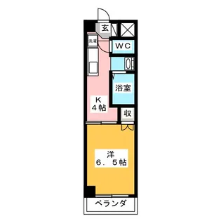 セントラル瑞穂【4階】の間取り
