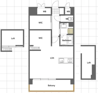 Amour Lusso【2階】の間取り