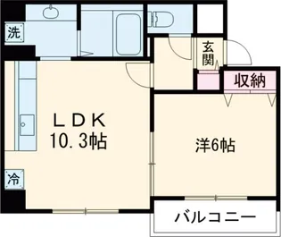 モンパルクいこまNeo【1階】の間取り