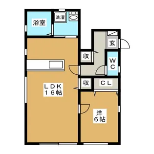 Honeycomb Town S棟【1階】の間取り