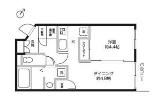 パレット分梅町【3階】の間取り