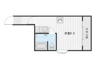 池田ビル(郡元3丁目)【3階】の間取り