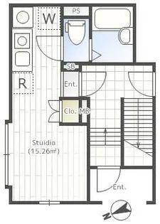 iON板橋前野町【4階】の間取り