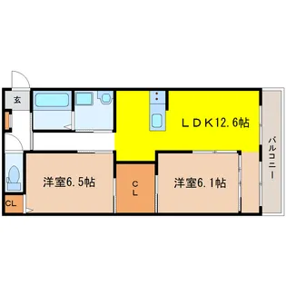 レトア杜の丘【2階】の間取り
