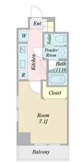 ONEHOUSE上杉【5階】の間取り