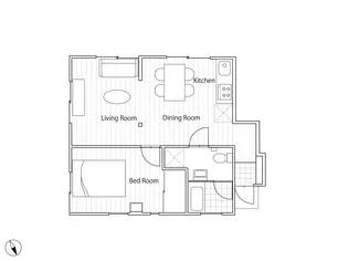 六文舘【1階】の間取り