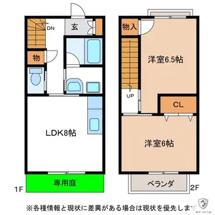 ブランシェみなみ【1階】の間取り