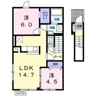 フォートン【2階】の間取り